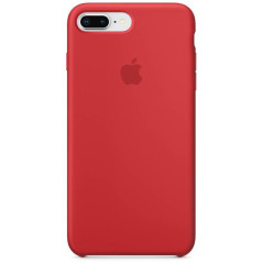 Coque en Silicone iPhone 7 Plus / 8 Plus Roug | Smarty Paris